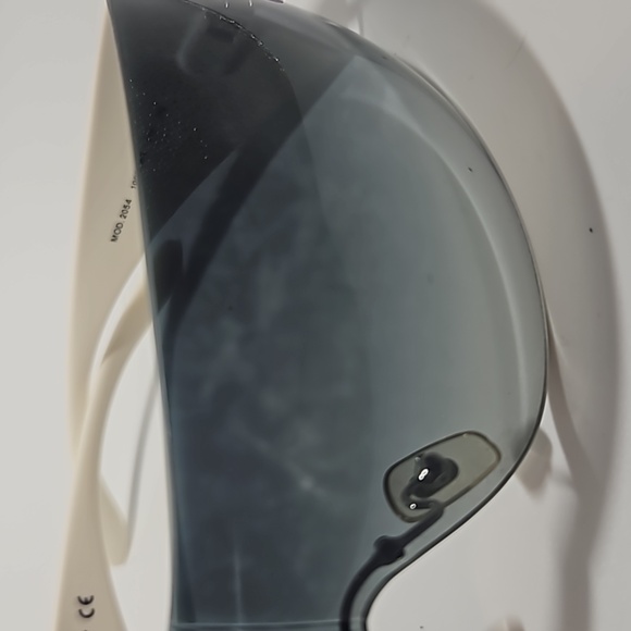 VERSACE VE2054 10008G SUNGLASSES  WHITE/ GREY MOD MADE IN ITALY - Picture 13 of 16